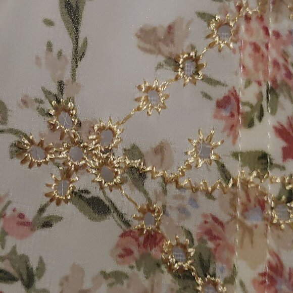 Womens Baby Doll Milkmaid Metallic Eyelet Dainty Y2k  Forest Core Corset Top - Picture 8 of 9